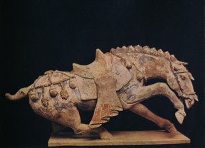 馬の陶器図-唐時代、西暦7〜10世紀、1936 作： Unbekannt