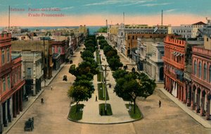 プラドプロムナード、キューバ、ハバナ、1910