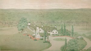 1925年、ニューヨーク州ベイサイドにあるオークランドゴルフクラブの予備調査 作： Unbekannt