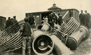 ワルシャワの避難、第一次世界大戦、1915、c1920の準備。 作： Unbekannt