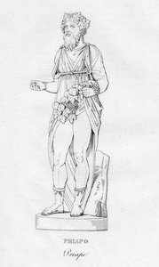 Priapo Priape、c1850 作： Unbekannt