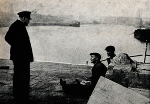 首相とストリートの男性、1940年代、1945年。 作： Unbekannt