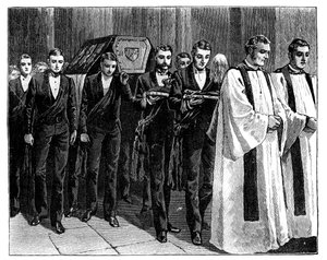 1861年のプリンスアルバート葬儀 作： Unbekannt