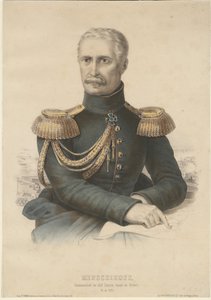 アレクサンドル皇太子セルゲイエビッチメンシコフ1787-1869、1855 作： Unbekannt