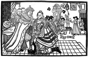 チャールズ王子、スペインから帰国、1623年、1893年 作： Unbekannt