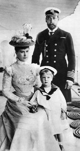 ジョージ王子と妻のメアリーと息子のエドワード、HMSクレセント、19世紀初頭から20世紀初頭 作： Unbekannt