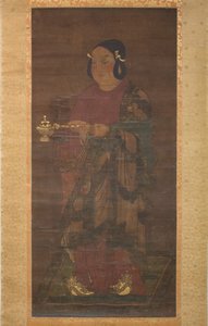 14世紀、16歳の聖徳太子。 作： Unbekannt