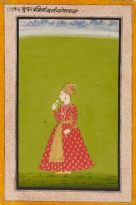 バハト・シンの息子、ナウルのビジェイ・シン王子、1745年 作： Unbekannt
