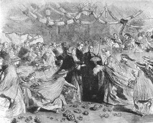 イングランドに到着したアレクサンドラ王女、1863年...、1901年。 作： Unbekannt