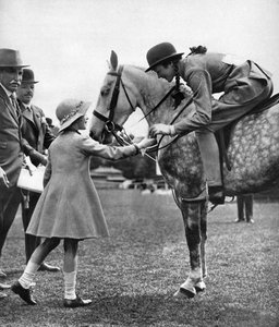 子供の日のエリザベス王女、リッチモンドホースショー、c1936 作： Unbekannt
