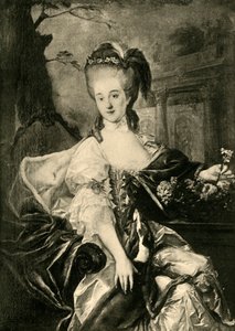 Elzbieta Izabela Czartoryska王女、1770年代、1903年。 作： Unbekannt