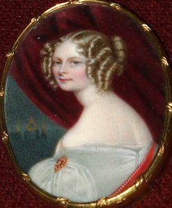 ヴュルテンベルク王女フリーデリケ・シャルロッテ・マリー」1807-1873年、1830年代。   作： Unbekannt