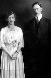 メアリー王女1897-1965および子爵ラセル1882-1947、c1920s