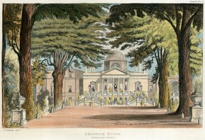 チズウィック ハウスの正面玄関、ハウンズロー、ロンドン、1823 年 作： Unbekannt