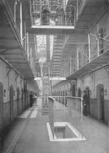 夕食に行く囚人、ウォームウッドスクラブ刑務所、ロンドン、c1903 1903