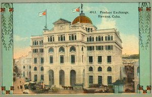 農産物交換、ハバナ、キューバ、c1910s。 作： Unbekannt