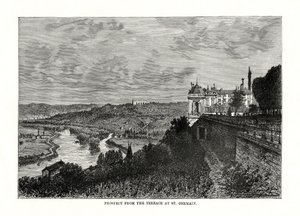 1879年、フランス、サンジェルマンのテラスからの展望 作： Unbekannt