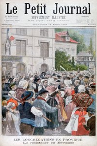 ブルターニュでの抗議、1902