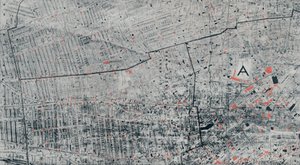 リバプールの公営住宅地図、1910年、1912年 作： Unbekannt