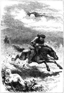 ポール・リビアの追跡、スカウト、1775年c1880 作： Unbekannt