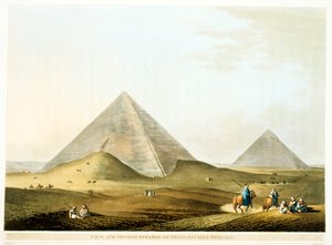ギザのピラミッド、エジプト、第 4 王朝、古王国時代、紀元前 26 世紀、1801 年