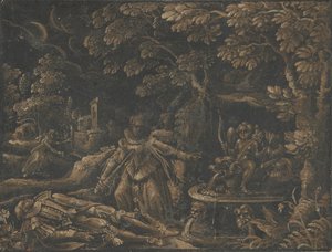 ピラマスとシスベ、カリフォルニア州。 1580年 作： Unbekannt