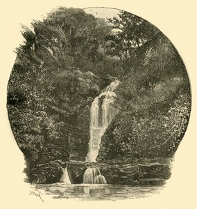 ピールディン滝、ニースの谷、1898年。 作： Unbekannt