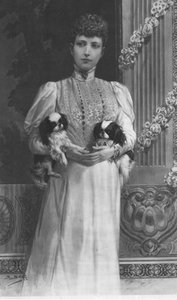 アレクサンドラ女王、1901年。 作： Unbekannt