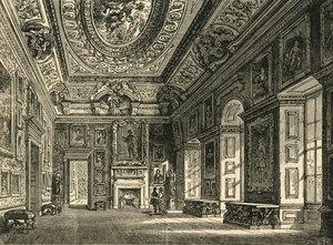 クイーンキャロラインの応接室、ケンジントン宮殿、c1876。