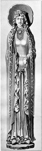 クロティルダ女王、6世紀、1910年 作： Unbekannt