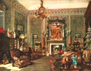 バッキンガム宮殿のクイーンメリーズチャイニーズチッペンデールルーム、c1935 作： Unbekannt