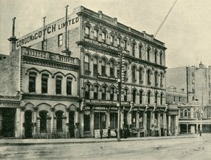 クイーンストリート、メルボルン、1901。 作： Unbekannt