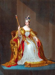 ビクトリア女王1819-1901、1838 作： Unbekannt