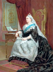 1887 年のゴールデン ジュビリーの時のビクトリア女王 1819 ～ 1901 年