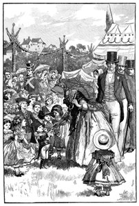 ビクトリア女王とアルバート王子、フェット、コーブルク、ドイツ、c1840年代、1900 作： Unbekannt