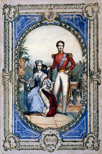 ビクトリア女王とアルバート王子、1840 年代 作： Unbekannt