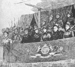 ビクトリア女王のパフォーマンスで... Mors et Vita at the Albert Hall、1886、1901。 作： Unbekannt