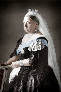 イギリスのビクトリア女王、c1890 作： Unbekannt