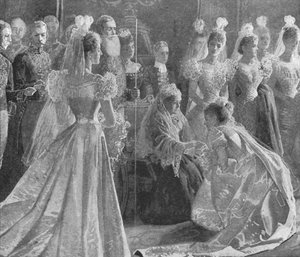 ビクトリア女王ダイヤモンドジュビリー：バッキンガム宮殿の応接室、1897年5月11日、1901年。 作： Unbekannt