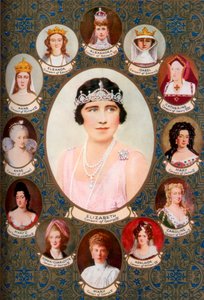 1937年、ウェストミンスター寺院に王妃が戴冠 作： Unbekannt