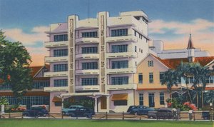 クイーンズパークホテル、ポートオブスペイン、トリニダード、BWI、c1940年代、c1940年代。 作： Unbekannt