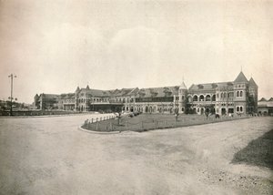 ラングーン駅、1900。 作： Unbekannt