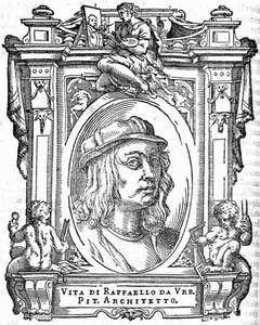 ラファエル。出典：Giorgio Vasari、最も優れたイタリアの画家、彫刻家、建築家の生活、1568 作： Unbekannt