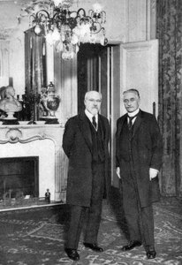 レイモンドポアンカレ、1920年フランスの政治家。 作： Unbekannt