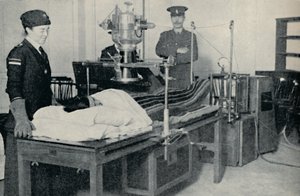 身体の秘密の陥凹を明らかにする光線、c1935 作： Unbekannt