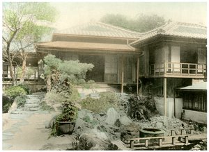 日本の家の裏隅、1904 作： Unbekannt