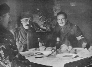掘り出された夕食会での赤十字の役員、1914年 作： Unbekannt