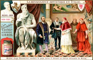 イタリアのルネッサンスアート：ミケランジェロ、c1900 作： Unbekannt