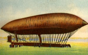 レナードとクレブスの飛行船、1884、1932。 作： Unbekannt