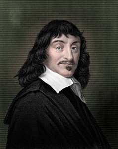 ルネデカルト、フランスの哲学者、数学者、1835年 作： Unbekannt